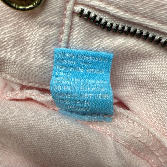 J. McLaughlin Soft Pink Straight Leg Jeans Size 12 EUC - Picture 9 of 10